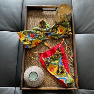 Sommer swim bikini baroque print